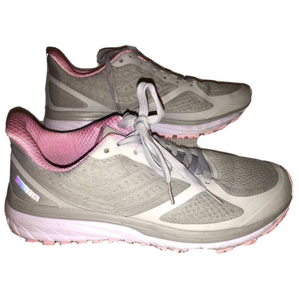 WHITIN Women Shoes Gray With Pink Size 42 China fits like 9.5-10 USA